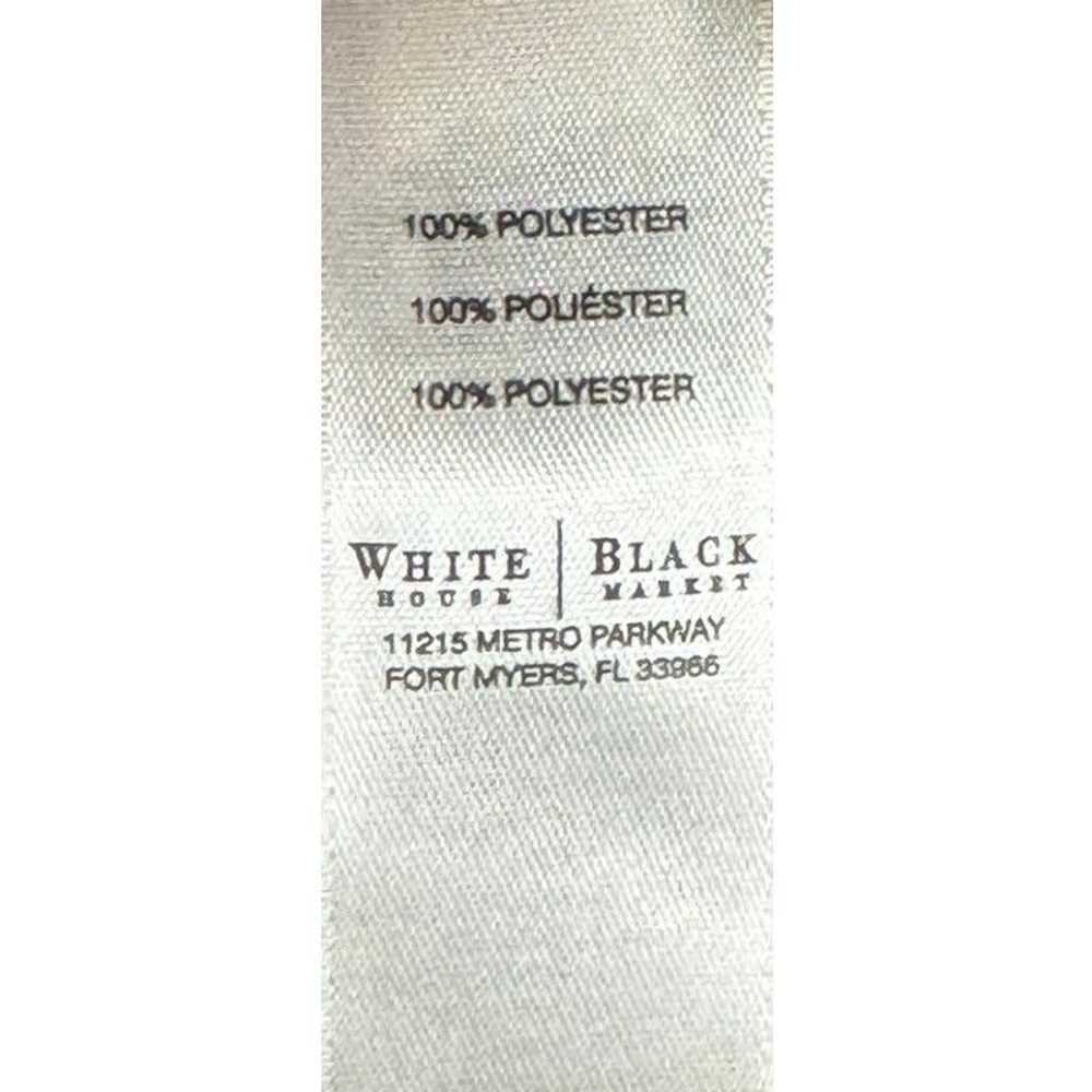 White House Black Market WHBM Women Top Satin Flo… - image 6