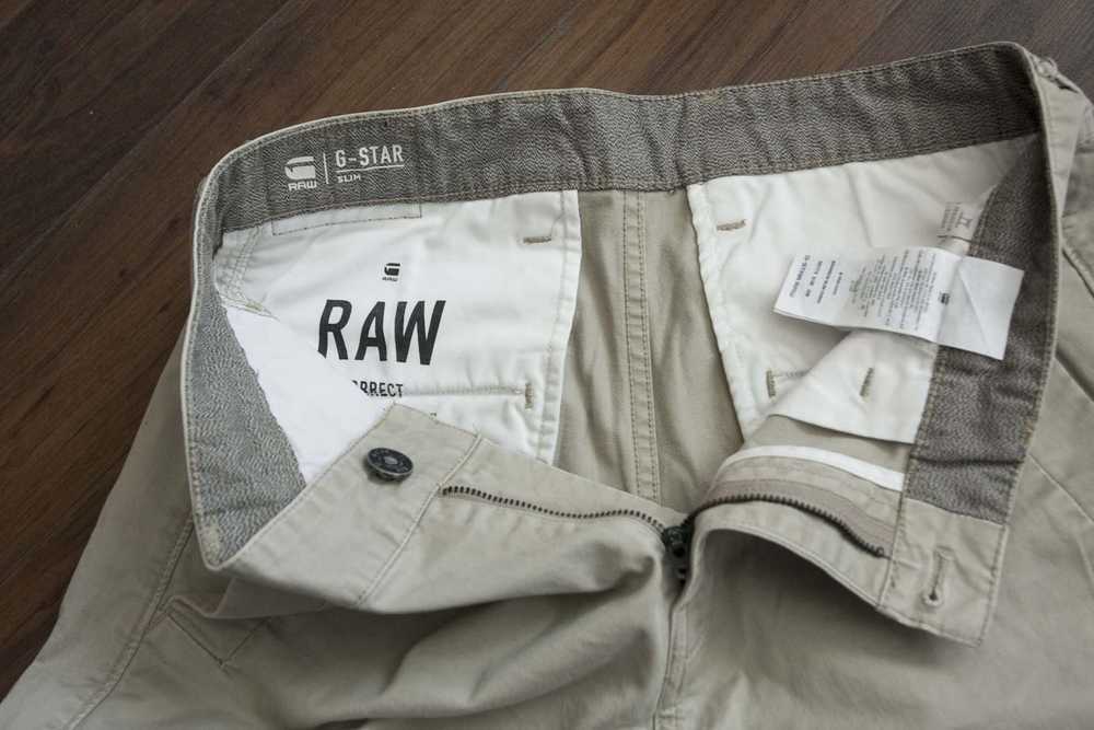 G Star Raw G Star Pants Bronson Slim Chino Size 3… - image 7