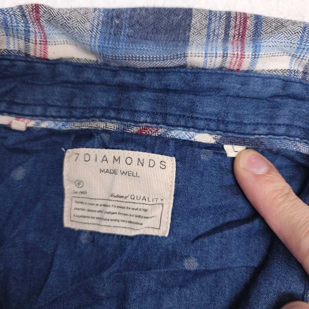 7 Diamonds 7Diamonds Madras Flannel Button Up Shi… - image 3