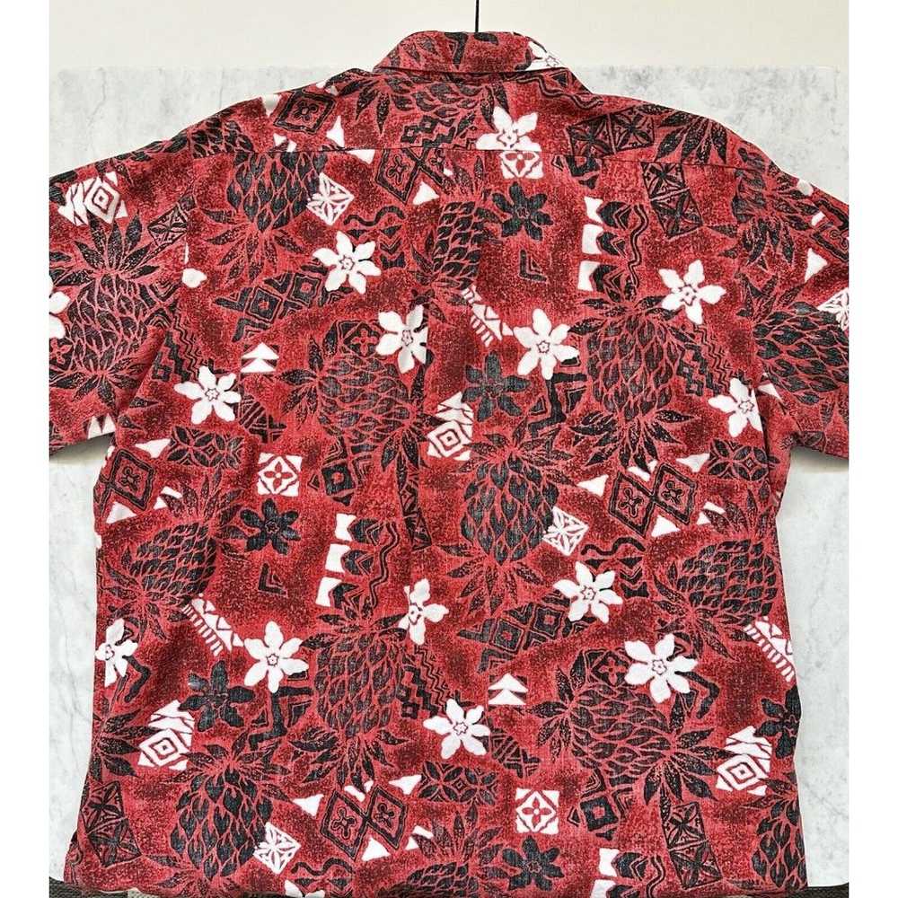 Vintage Malihini Hawaiian Shirt Men 2XL – 3XL Red… - image 2