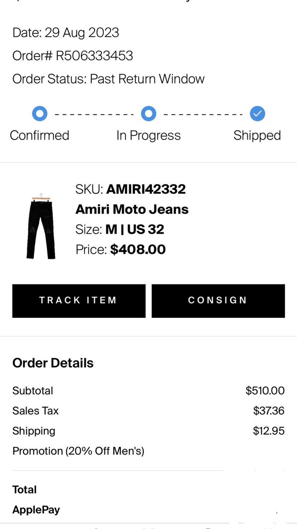 Amiri Amiri moto jeans - image 6