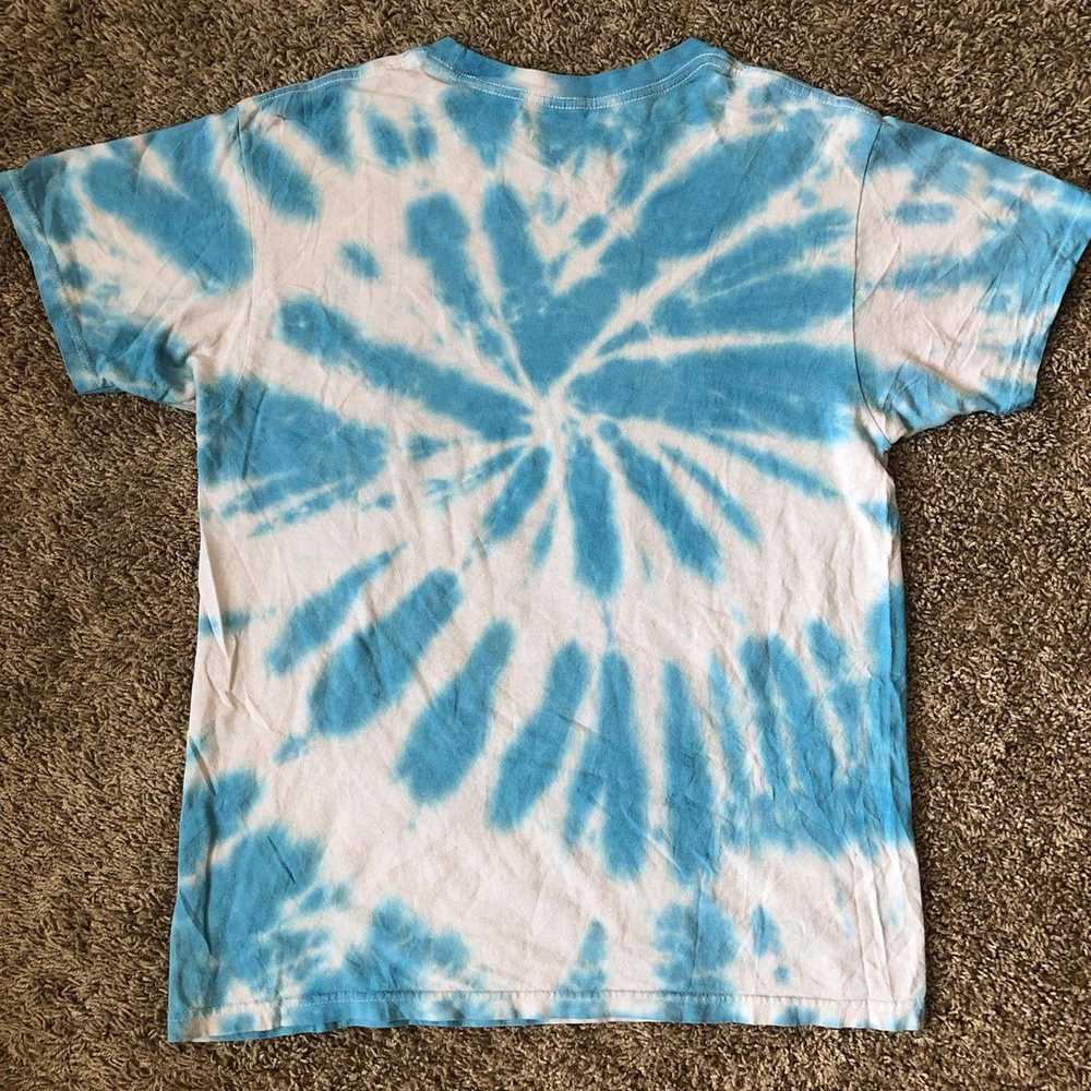 Other Vintage Blue Tie Dye Aaliyah Graphic Tee - image 2