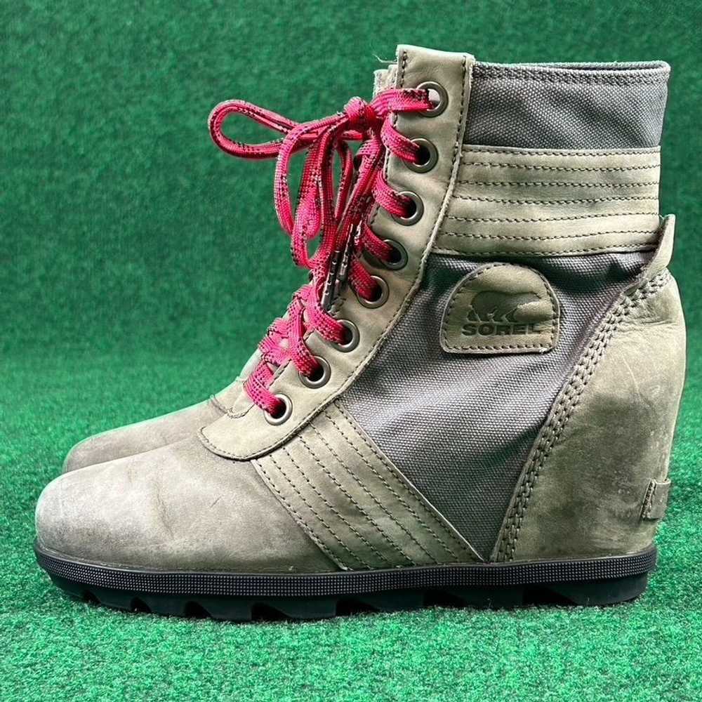 Sorel Sorel Boots Womens 9 Lexie Wedge Leather La… - image 3