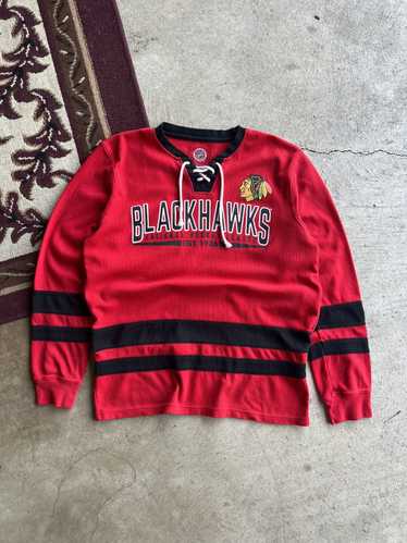 Chicago Blackhawks × NHL × Vintage Y2K Chicago Bla
