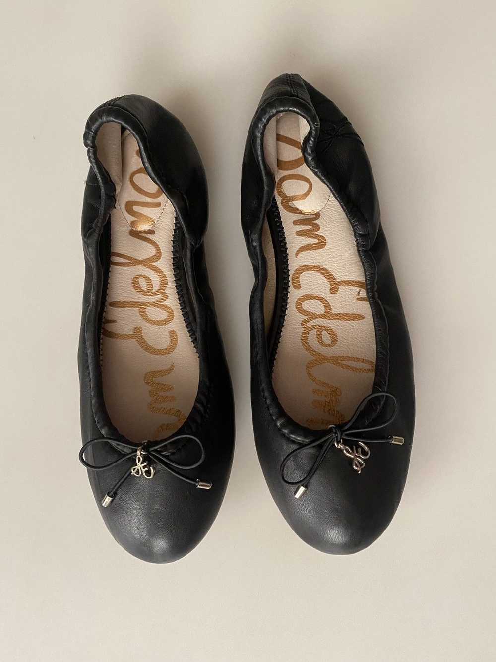 Sam Edelman SE black leather Felicia ballet flats… - image 1