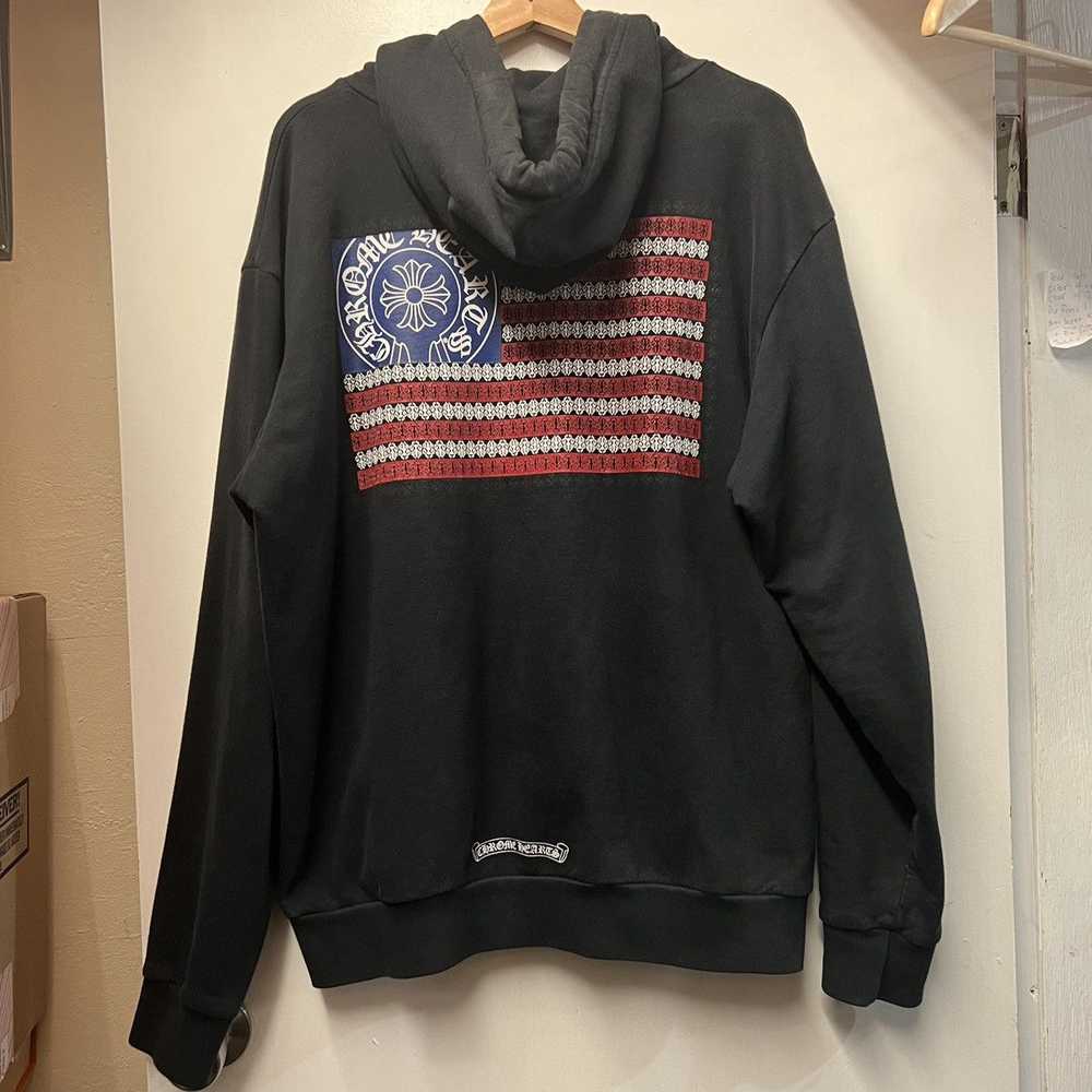 Chrome Hearts Chrome Hearts American Flag Hoodie - image 2