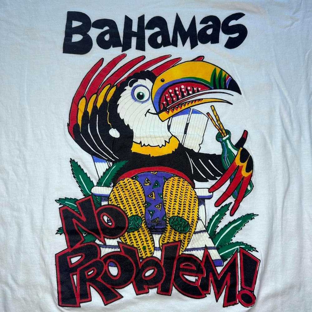Vintage Vintage 90s bahamas no problem toucan vib… - image 5