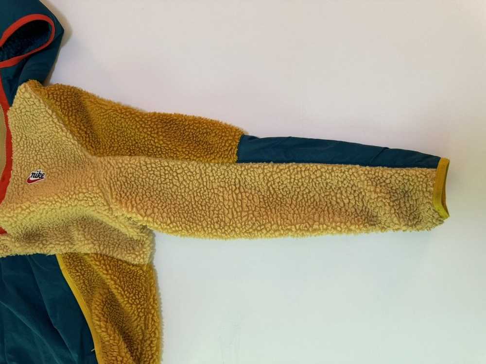 Nike Nike Retro Yellow Half Zip Furry Hoodie - image 6