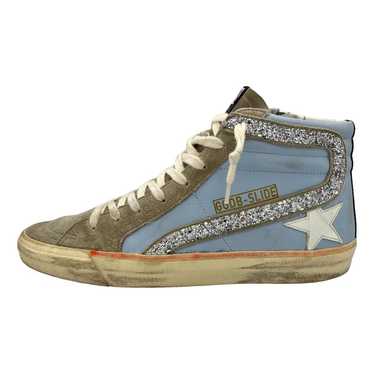 Golden Goose Slide leather trainers