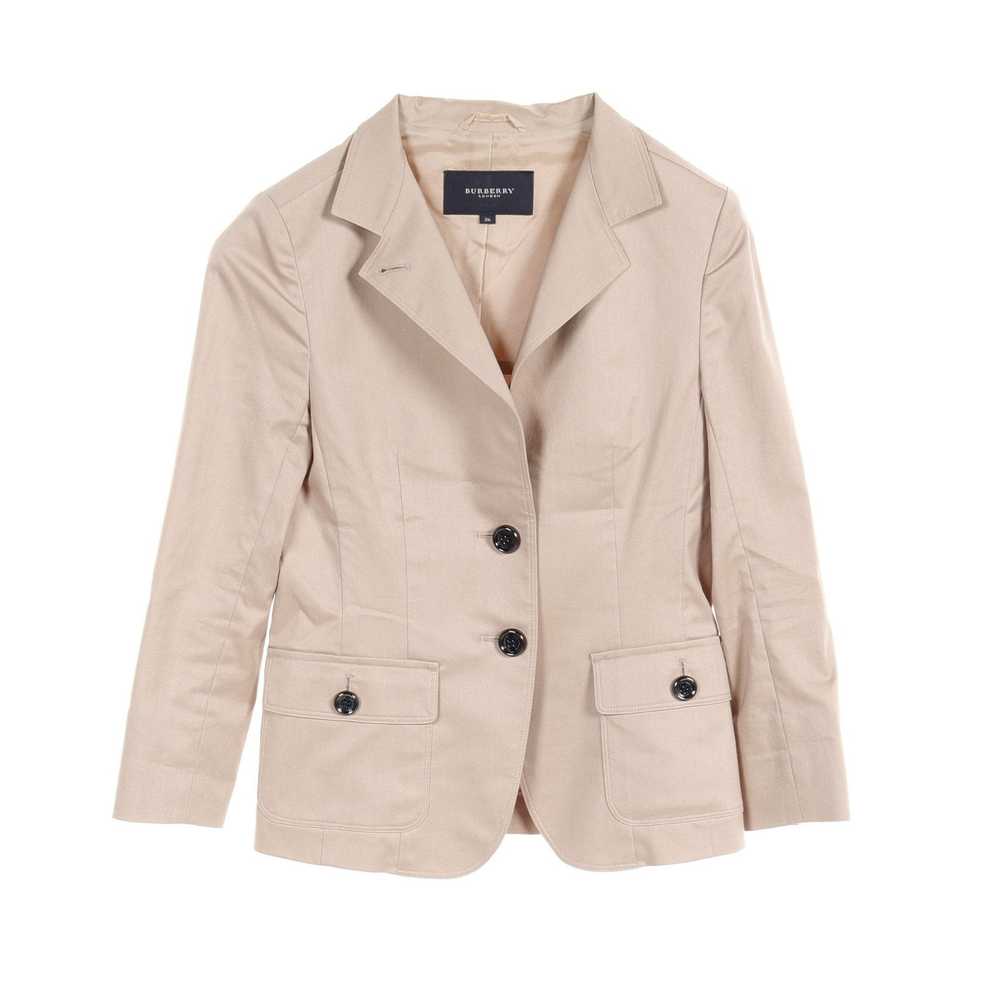 Burberry Burberry 2B Tailored Jacket Cotton Beige - image 1