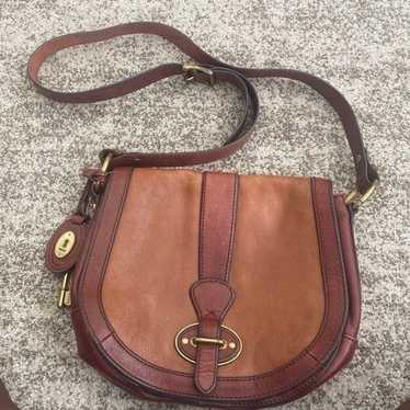 Fossil Leather Reissue Vintage Crossbody Bag
