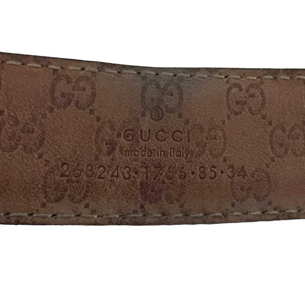 Gucci Leather belt - image 5