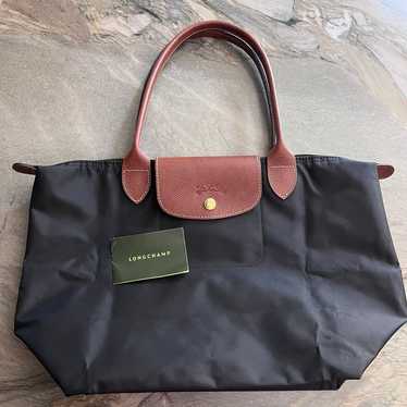Longchamp LE PLIAGE Medium Tote Bag Black Recycled