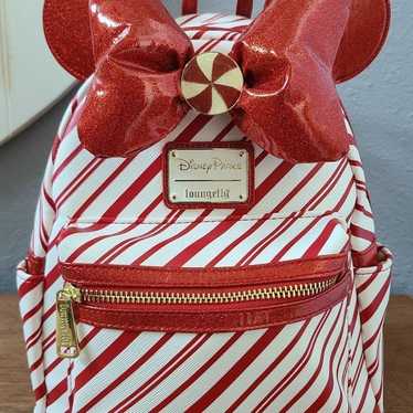 Loungefly Disney Parks Minnie Peppermint Backpack