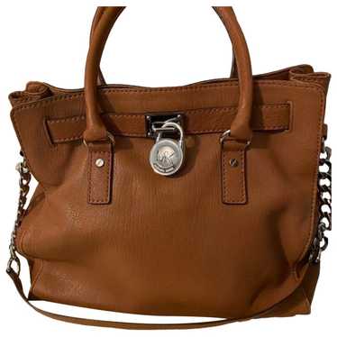 Michael Kors Hamilton leather handbag