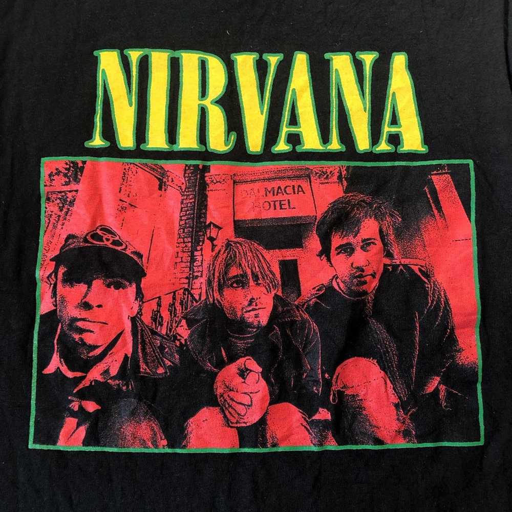 Other Vintage Distressed Nirvana Graphic Cropped … - image 3