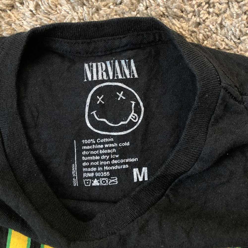 Other Vintage Distressed Nirvana Graphic Cropped … - image 4