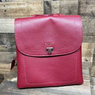 Kate Spade Red Essential Medium Leather Backpack … - image 1