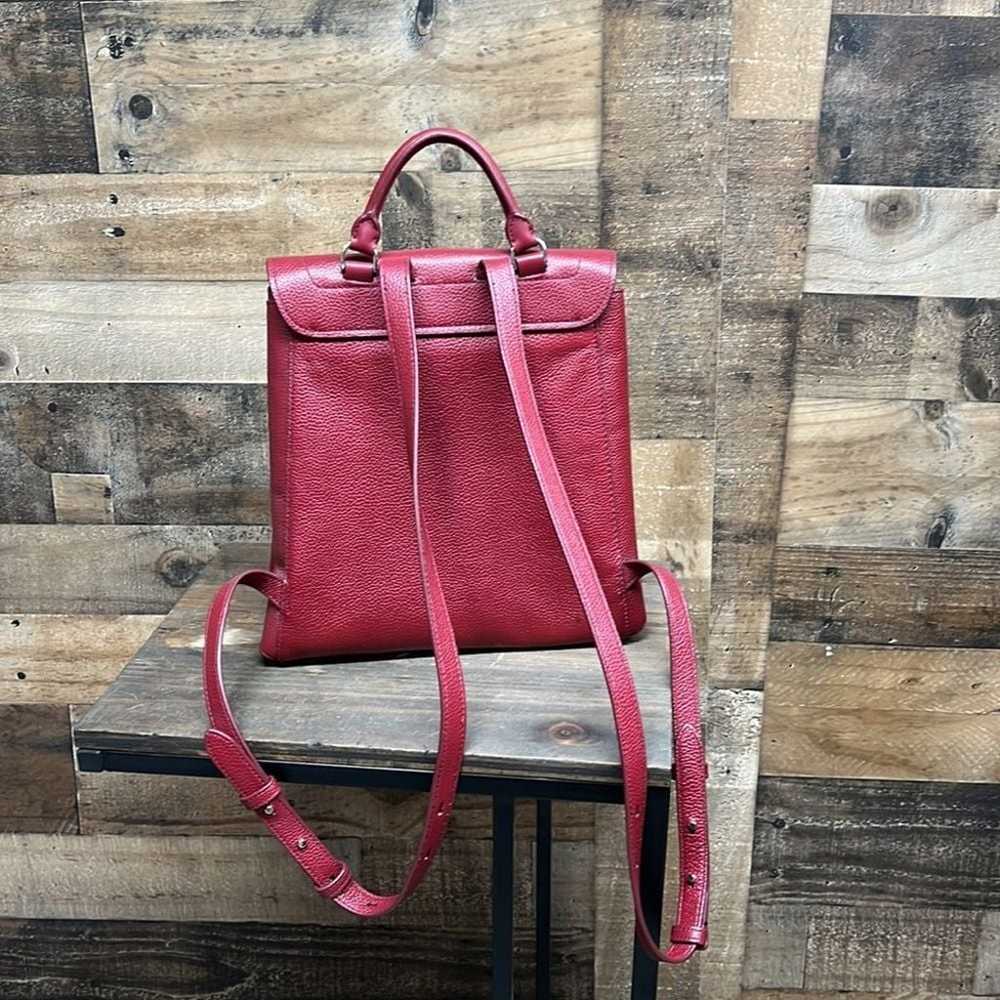 Kate Spade Red Essential Medium Leather Backpack … - image 3