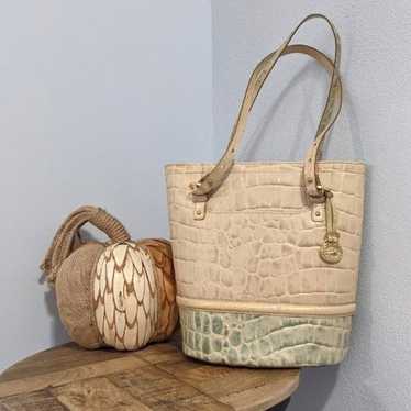Leather bucket bag brahmin Gem