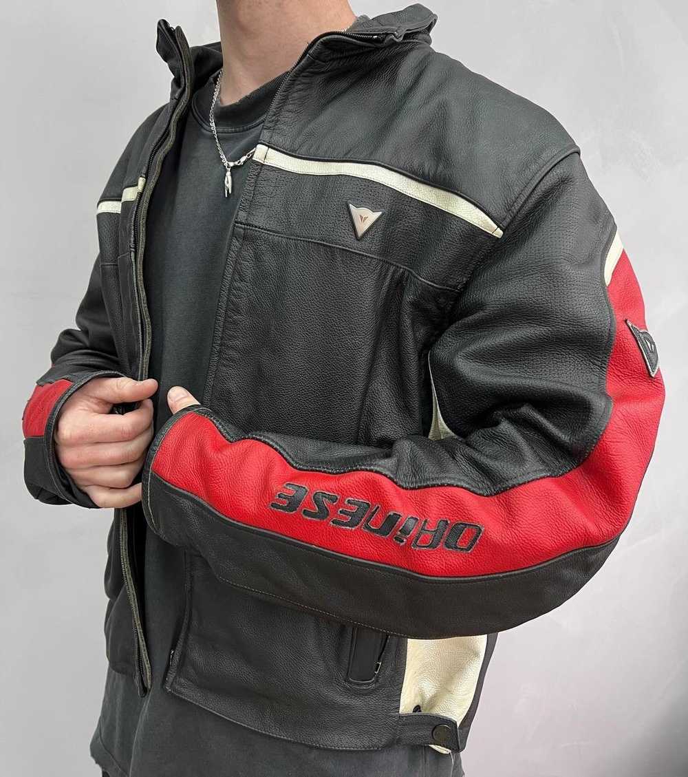 Dainese × Leather Jacket × Racing Vintage Dainese… - image 2
