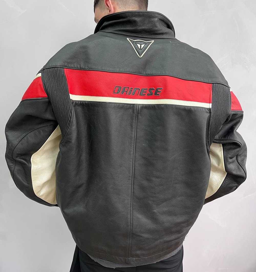 Dainese × Leather Jacket × Racing Vintage Dainese… - image 3