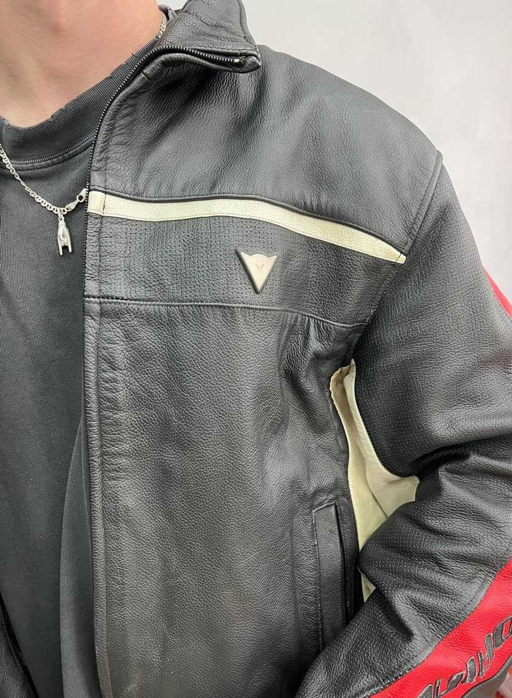 Dainese × Leather Jacket × Racing Vintage Dainese… - image 4