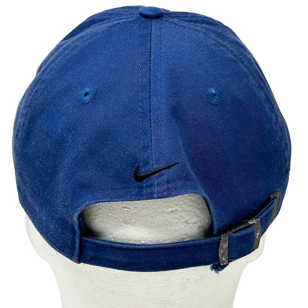 Nike NIke Baseball Hat Cap Strapback Blue Six Pan… - image 3