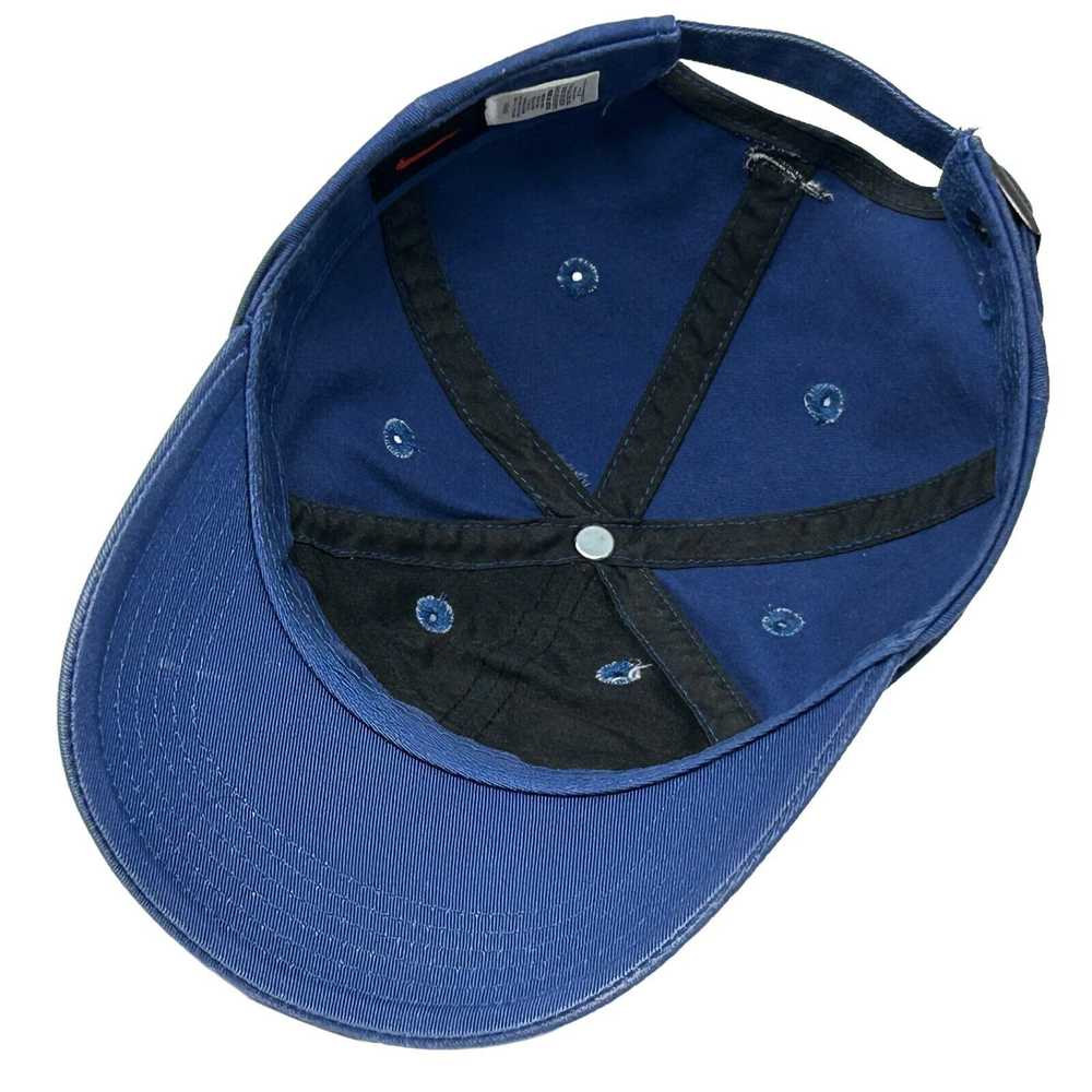 Nike NIke Baseball Hat Cap Strapback Blue Six Pan… - image 4