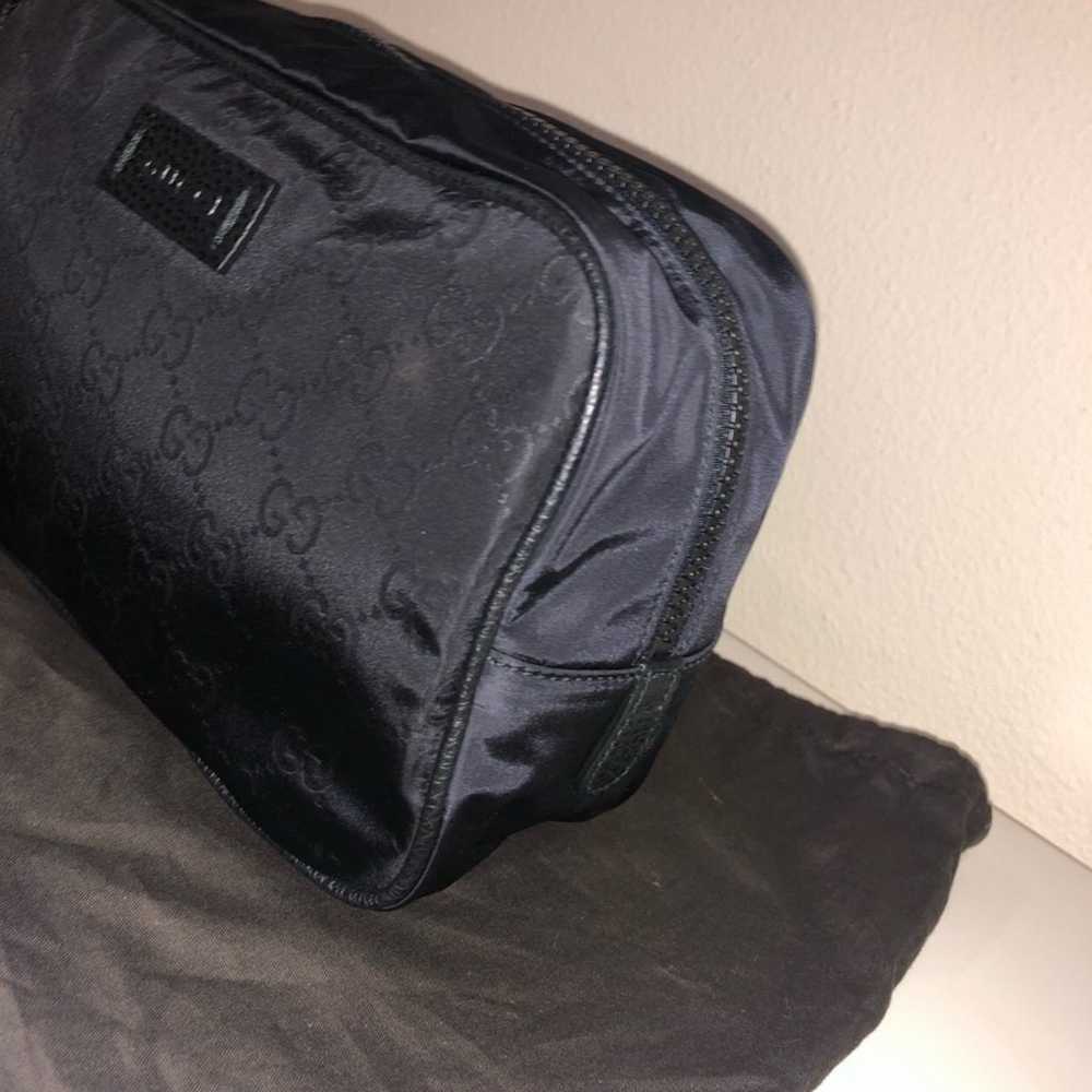 Gucci Blacl Nylon Cosmetic Bag - image 3