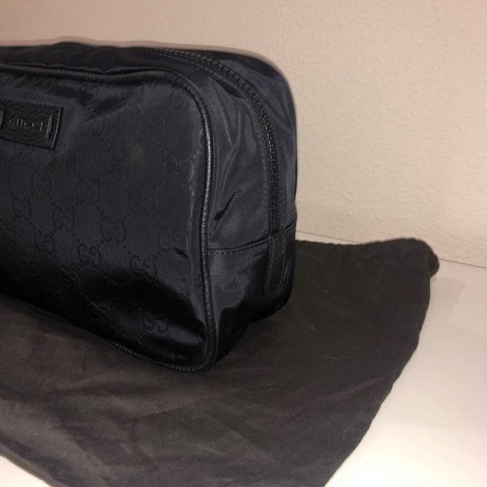 Gucci Blacl Nylon Cosmetic Bag - image 4