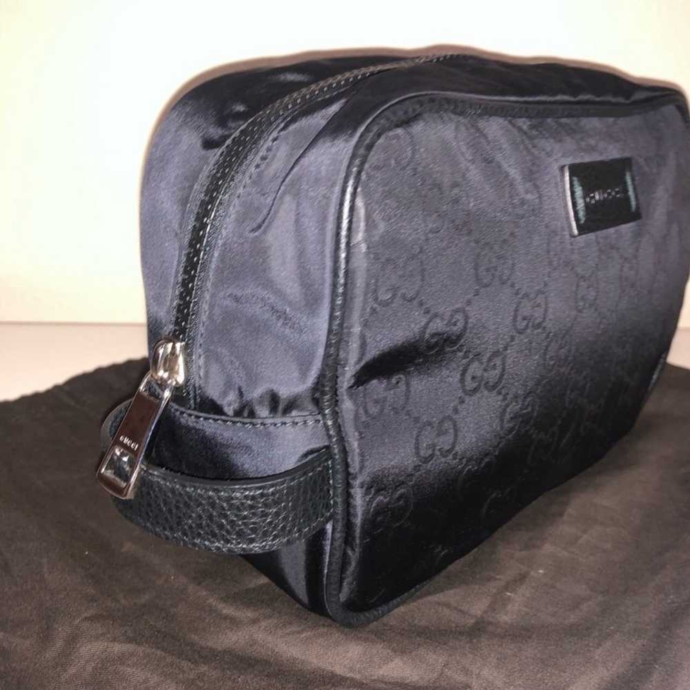 Gucci Blacl Nylon Cosmetic Bag - image 5