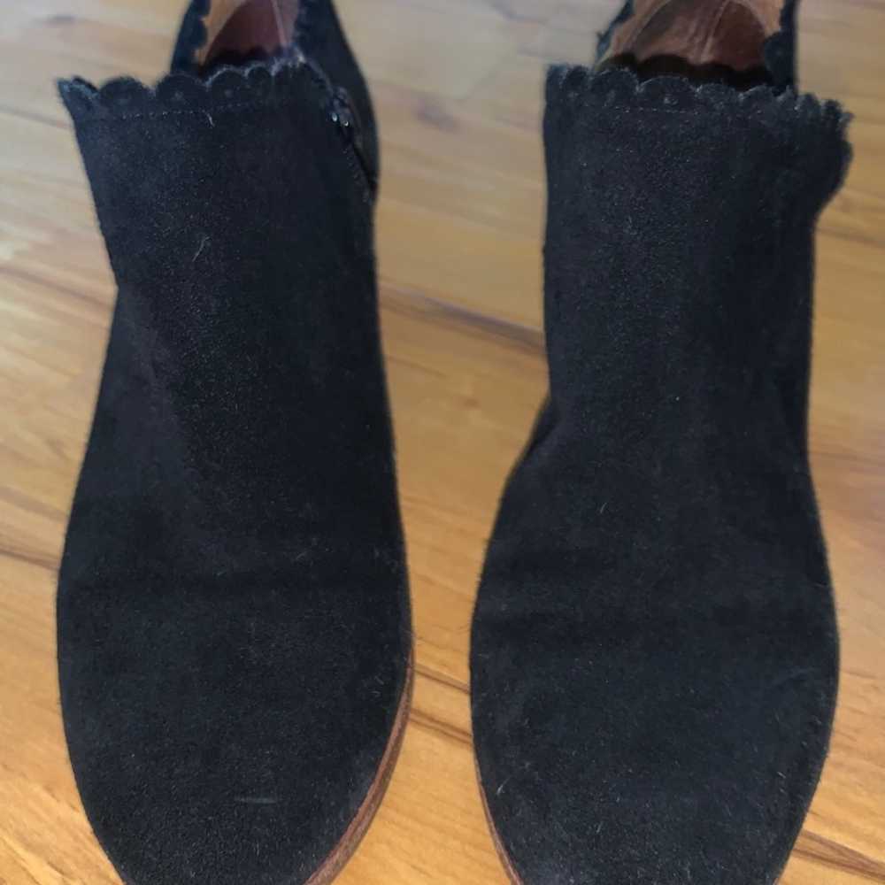 Jack Rogers Womens Black Suede Bootie size 6 - image 5