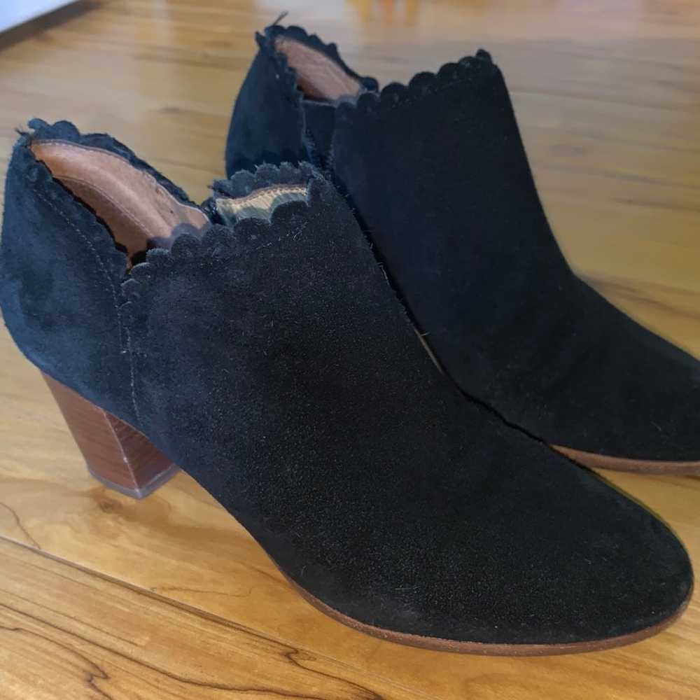 Jack Rogers Womens Black Suede Bootie size 6 - image 8