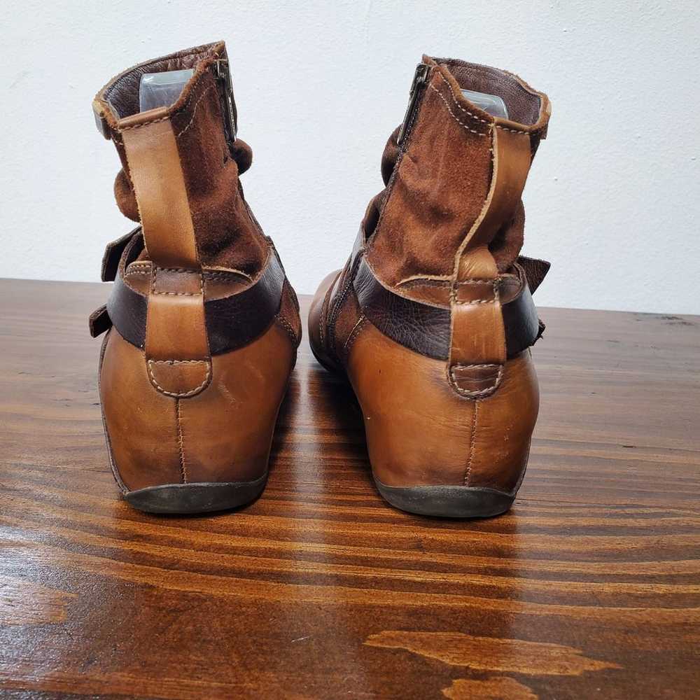 Pikolinos Ankle Boots Sz 42 Chestnut Brown Leathe… - image 3