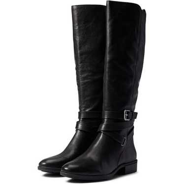 Sam Edelman Black Leather Boots Tall Riding Boots 