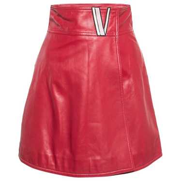 Valentino Garavani Leather skirt