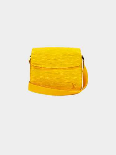 Louis Vuitton 2001 Yellow Epi Buci Shoulder Bag