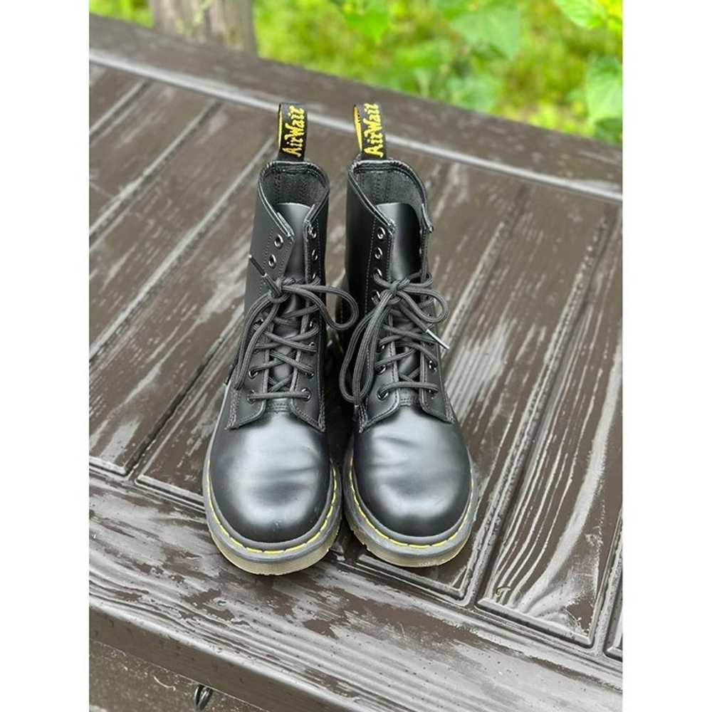 Doc Martens black smooth leather lace up boots. w… - image 6