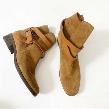 See by Chloe Janis Suede Belted Ankle Boots
