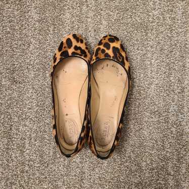J Crew Collection Janey Flats Loafers Calf Hair Le