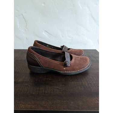 Clarks Artisan Mary Jane Brown Leather Shoes - Siz