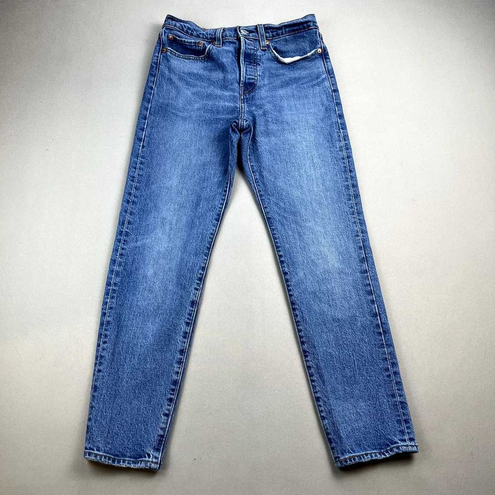 Levi's Levis Wedgie Jeans Womens 27 Blue Denim St… - image 4