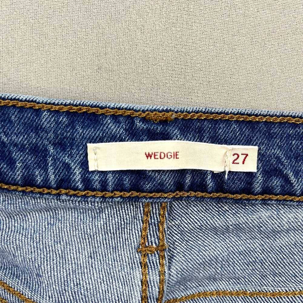 Levi's Levis Wedgie Jeans Womens 27 Blue Denim St… - image 7