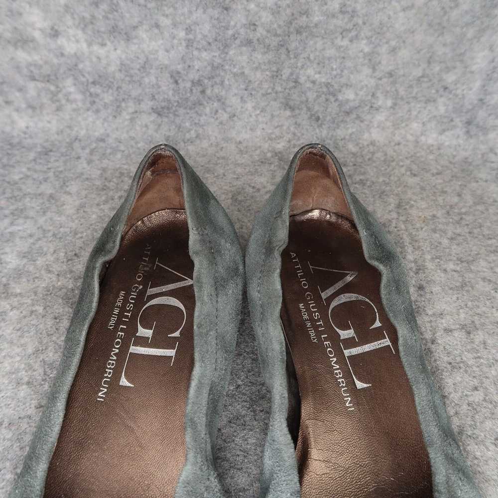 AGL Shoes Womens 36.5 Ballet Flats Ruffle Cap Toe… - image 11
