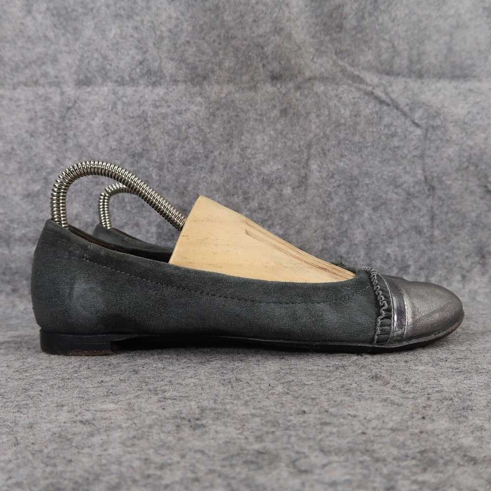 AGL Shoes Womens 36.5 Ballet Flats Ruffle Cap Toe… - image 2