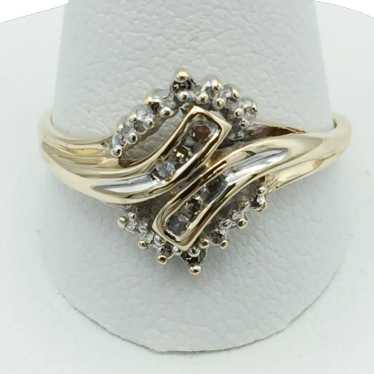 10K .10ctw Diamond Fashion Ring - image 1