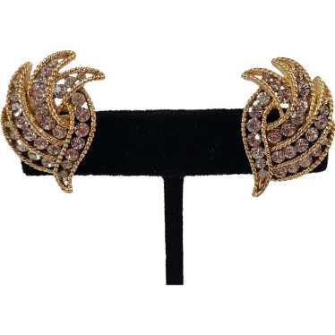 Crown Trifari Clip-On Earrings