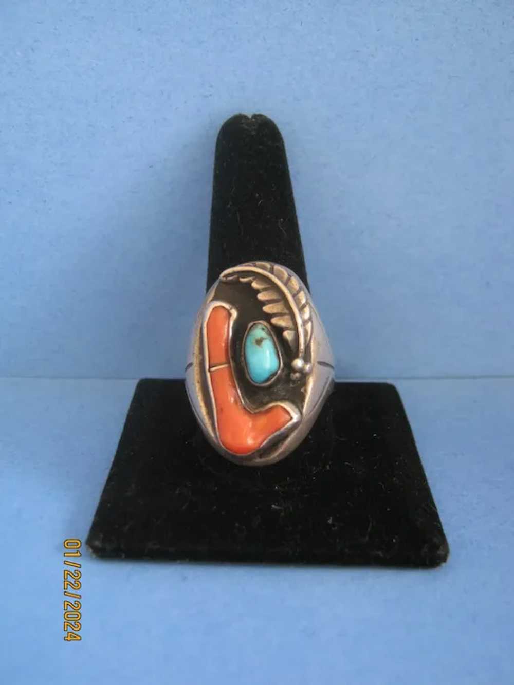 1960's Navajo Men's Ring   REDUCED $425 to $365 - image 2