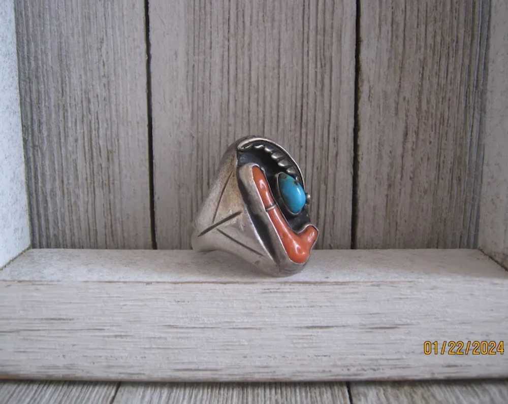 1960's Navajo Men's Ring   REDUCED $425 to $365 - image 6